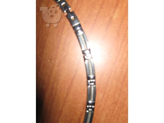 ανδρικη αλυσιδα λαιμου ατσαλι stainless steel τυπου χειροπεδας...